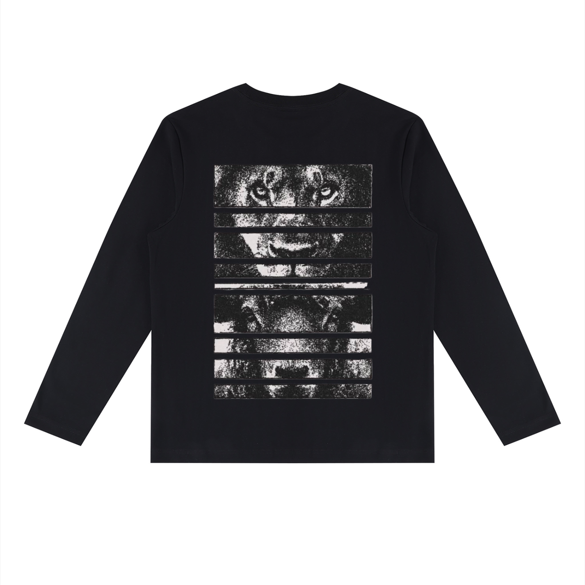 Unisex Lion And Lamb Heavyweight Long Sleeve Tee